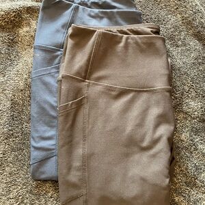 Blue and Grey Legging Set